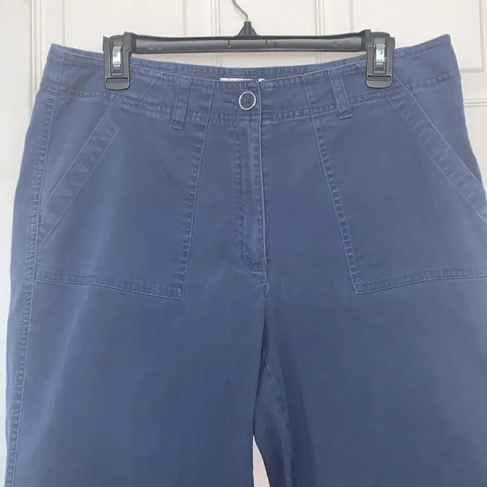 Talbots Blue Cargo Pants - Picture 3 of 4